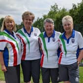 County fours finalists, Royal Leamington Spa's Dawn Horne, Anita Cowdrill, Jenny Wickens and Janice White