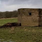 The pillbox, built in the early years of the Second World War.