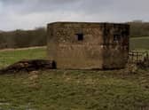 The pillbox, built in the early years of the Second World War.