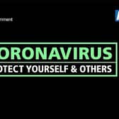 NHS public health poster for Coronavirus.