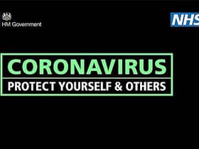NHS public health poster for Coronavirus.