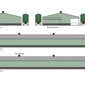 An illustration of the proposed building.