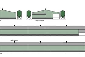 An illustration of the proposed building.