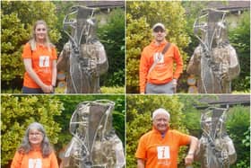 Top left: Grace Offer, top right: Mark Smith, bottom left: Lesley Langdon and bottom right: Steve Garrison. Photo supplied
