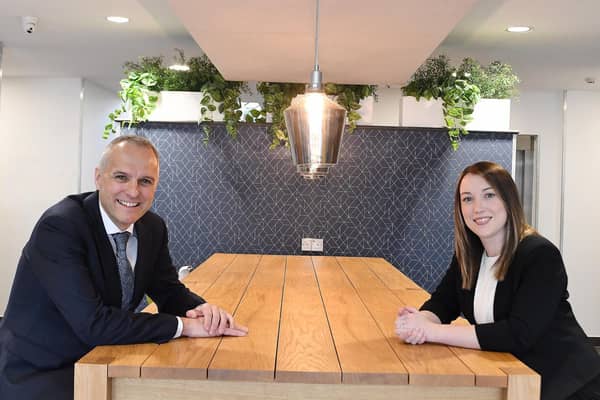 Paul Stokes and Kirsty Ibbotson who have co-founded a new invoice finance company, called FlexABL. Photo supplied