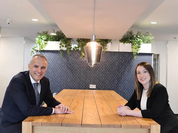 Paul Stokes and Kirsty Ibbotson who have co-founded a new invoice finance company, called FlexABL. Photo supplied