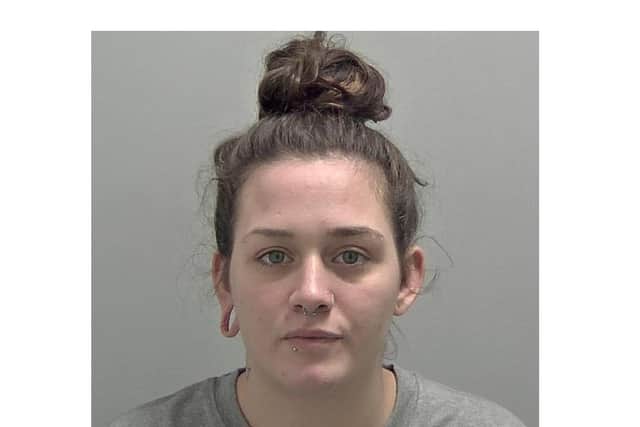 Mary Kerrigan, 23, was on court bail in connection with an incident of criminal damage to a building.