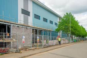 Work on the Mega-lab at the former Wolseley building at Spa Park is now completed and the site has opened.