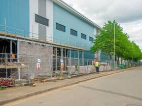 Work on the Mega-lab at the former Wolseley building at Spa Park is now completed and the site has opened.