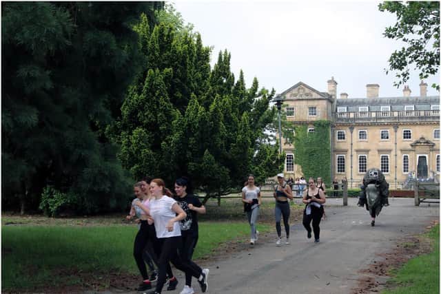 Students at Moreton Morrell College have helped to kick off the fundraising drive by joining Amber on 5k run. Photo supplied