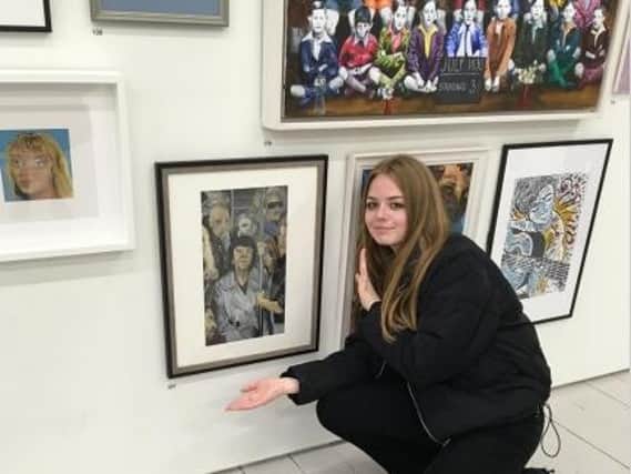 Ismay with her piece.