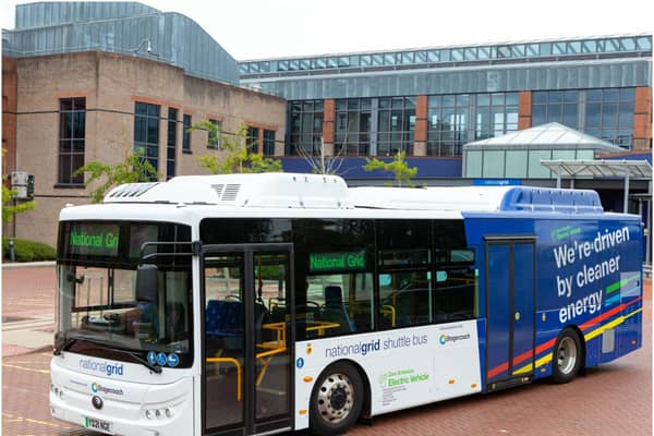 The electric bus. Photo supplied