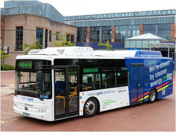 The electric bus. Photo supplied