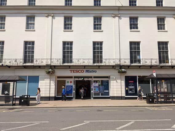 The Tesco in Leamington town centre still has the Metro branding in its signage but is now an Express branch.