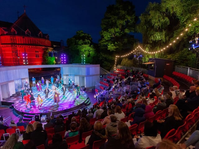 The production is staged in the RSC's new Garden Theatre (photo: Pete Le May)