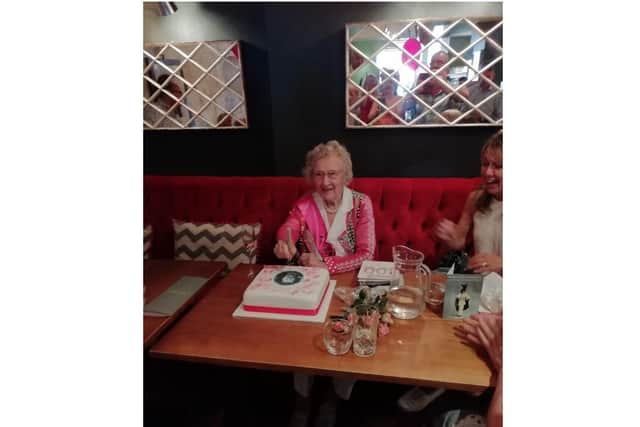 Margaret Keighley (Nee Tingle) celebrated her 100th birthday on July 10 at her home in Leamington with a party organised by her children. Photo supplied