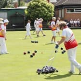 Warwickshire Ladies playing Gloucestershire at Stoke BC in the Middle England League (Pictures by Carol Norton)