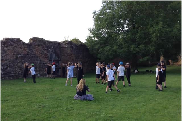 Clinton children from Years three to six had the experience of performing an end of year play at Kenilworth Castle. Photo supplied