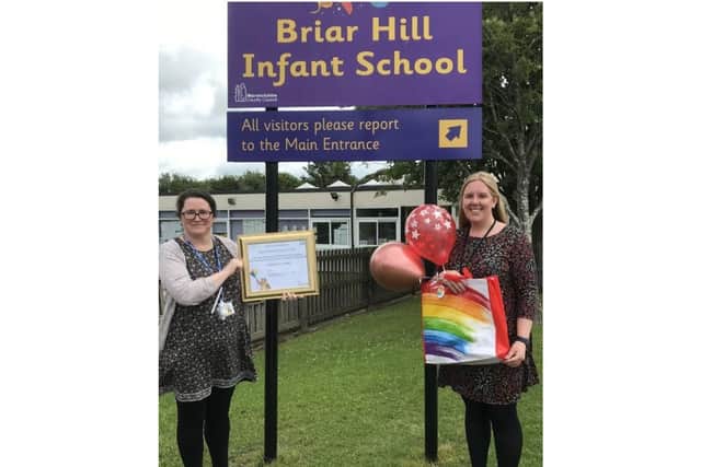 Briar Hill Primary School in Leamington is one of the seven schools to have recently received the award. Photo supplied