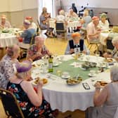 Age Concern Lutterworth during their Christmas Party at the Wycliffe Rooms in July.
PICTURE: ANDREW CARPENTER
