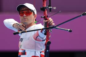 Kenilworth archer Tom Hall shooting in Tokyo 2020  (Picture Justin Setterfield/ Getty Images)