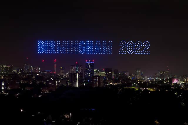 300 drones lit up the skies of Birmingham last night (July 27) to celebrate one year to go until the start of the 2022 Commonwealth Games and the announcement that the main public ticket ballot will run from 8-30 September 2021. To register for tickets, go to www.birmingham2022.com