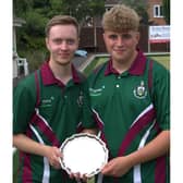 Junior Pairs winners Dan Ellicott (left) and Aiden Maries from Avenue Leamington