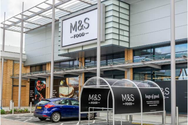 The new M&S Foodhall at Leamington Shopping Park