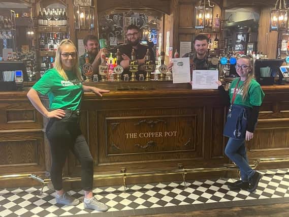 The team at The Copper Pot pub are once again raising money for Macmillan Cancer Support.