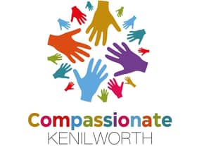 The Covid-19 Support Kenilworth Group is working in partnership with GP Practices, local charities, organisations, churches and local businesses to achieve 'Compassionate Kenilworth'. Logo supplied