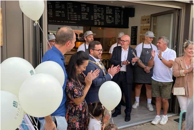 An opening party was held at The new Chip Shop premises on July 29. Photo supplied