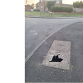 The pavement cover in Southam. Photo supplied