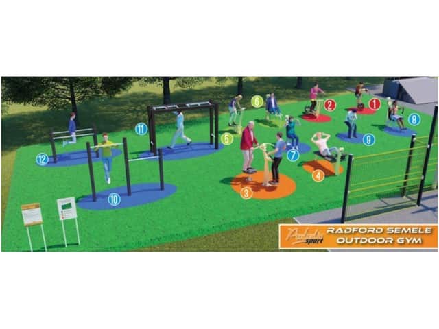 Funding from HS2 will be used to help provide an outdoor gym in Radford Semele. Image supplied