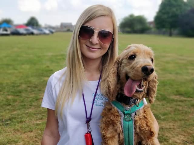 Hannah Antrobus, owner of Pawsitively Pawsome Pups, received 104 subscribers, some with multiple dogs, to her new membership the Spaniel Inner-circle.