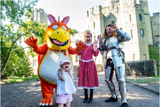 The castle is also hosting Zog and the Quest for the Golden Star, which is an interactive trail. Photo supplied by Warwick Castle