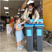 One of the plastic recycling drop offs. Photo supplied