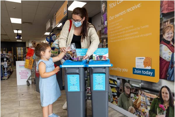 One of the plastic recycling drop offs. Photo supplied