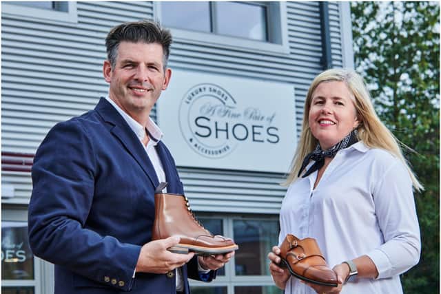A Fine Pair of Shoes was co-founded by husband and wife duo Julian and Sarah Nelson. Photo supplied