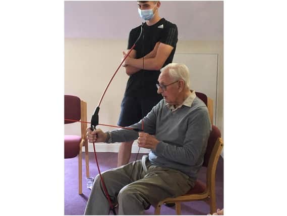 Residents at a care home in Balsall Common have been taking part in sports activities. Photo supplied