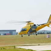 The Warwickshire and Northamptonshire Air Ambulance and a team from West Midlands Ambulance Service were called to an incident in Leamington over the weekend. Photo by Warwickshire and Northamptonshire Air Ambulance