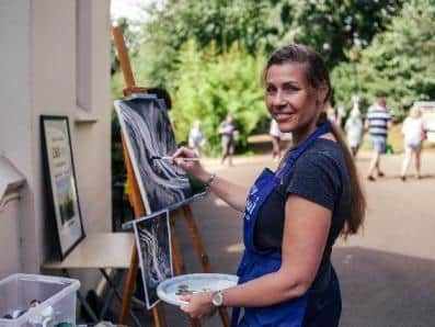 Thousands of art lovers of all ages and from far and wide visited the Art in the Park festival in Leamington over the weekend.
