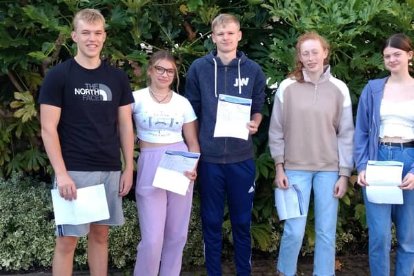 Kenilworth School pupils received their GCSE results this morning.