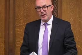 Warwick and Leamington MP Matt Western in Parliament.