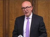 Warwick and Leamington MP Matt Western in Parliament.