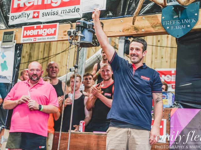 Stuart sheared 872 sheep in nine hours to break the world record. Credit Emily Fleur.