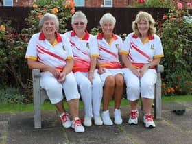 Highest winning rink- Sue Hornsby, Donna Kerr, Liz Wooding and Di Medhurst