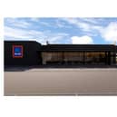 A computer generated image of what the new Aldi store might look like.