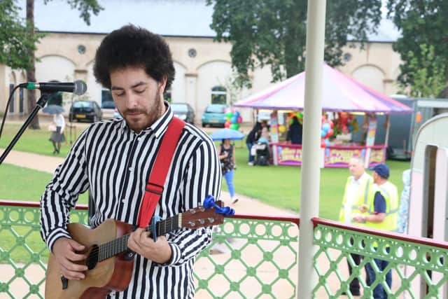 Live music will be performed on the bandstand by local artists Levi Washington (pictured), Chasing Deer, Coffee House Trio and Andy Mort.