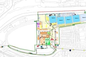 Plans for the 'Bowls Zone' in Victoria Park, Leamington, which will host the bowls and parabowls tournaments at the Birmingham 2022 Commonwealth Games.