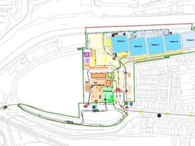 Plans for the 'Bowls Zone' in Victoria Park, Leamington, which will host the bowls and parabowls tournaments at the Birmingham 2022 Commonwealth Games.